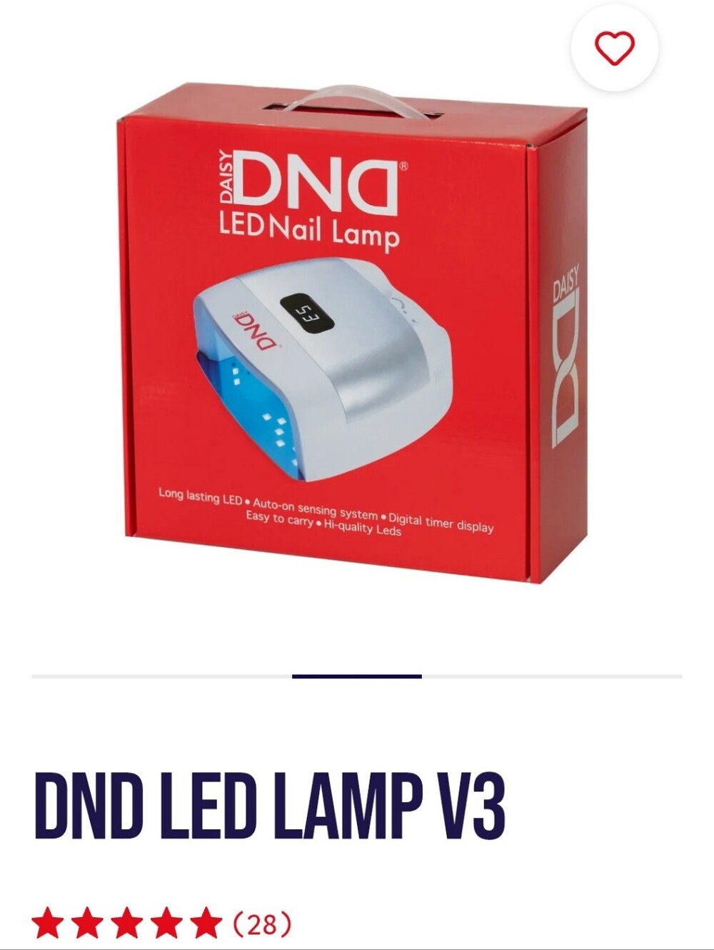 DND LED Nail Lamp